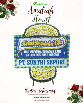 Papan Bunga Duka di Jampangkulon