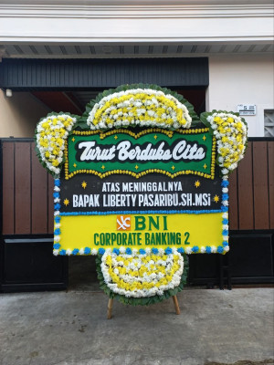 Papan Bunga Duka di Jampangkulon