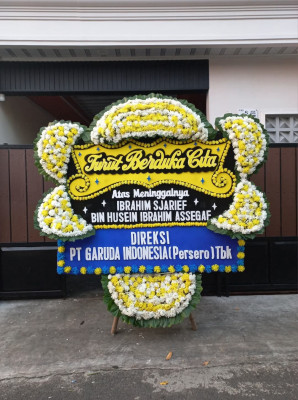 Papan Bunga Duka di Jampangkulon