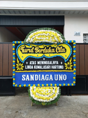 Papan Bunga Duka di Jampangkulon